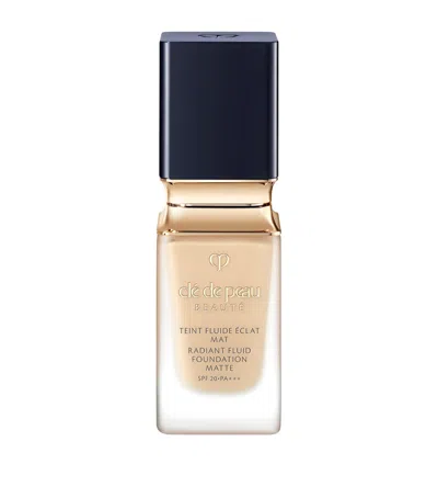 Clé De Peau Beauté Radiant Fluid Foundation Matte In Sand