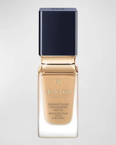 Clé De Peau Beauté Radiant Fluid Foundation Matte Spf 20, 1.1 Oz. In O40 Light Tan Och