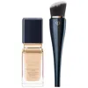 Clé De Peau Beauté Radiant Fluid Foundation Natural 35ml &  High Coverage Foundation Brush (various S In Bf10