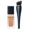 Clé De Peau Beauté Radiant Fluid Foundation Natural 35ml &  High Coverage Foundation Brush (various S In O50