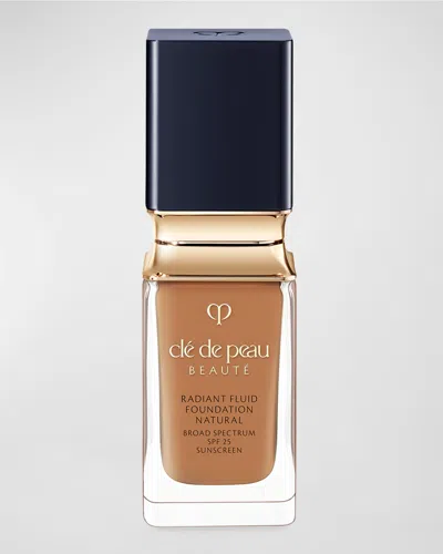 Clé De Peau Beauté Radiant Fluid Foundation Natural Spf 25, 1.1 Oz. In B60 Deep Tan Ocher