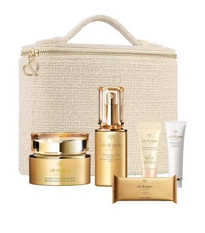 Clé De Peau Beauté The Precious Gold Vitality Series Collection Skincare Gift Set