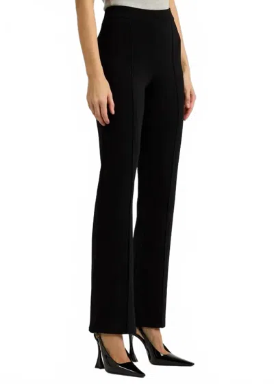 Clea Alistair Knit Trouser In Black