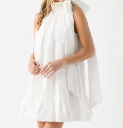 Clea Atticus Mini Dress In Cloud Jacquard In Multi