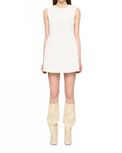 Clea Cedar Mini Dress In Off White