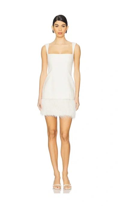 Clea Cersie Mini Dress In Parchment