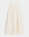 Clea Denver Jacquard Skirt In Delphi Jacquard