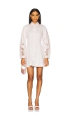 Clea Indra Mini Shirtdress In Blush