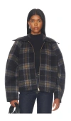 Clea Liora Reversible Jacket In Black