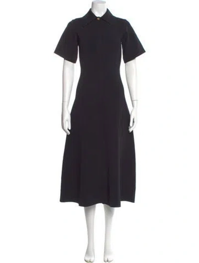 Pre-owned Clea Long Dress In Black