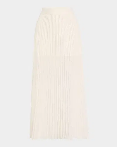 Clea Manning Knit Skirt In Off White