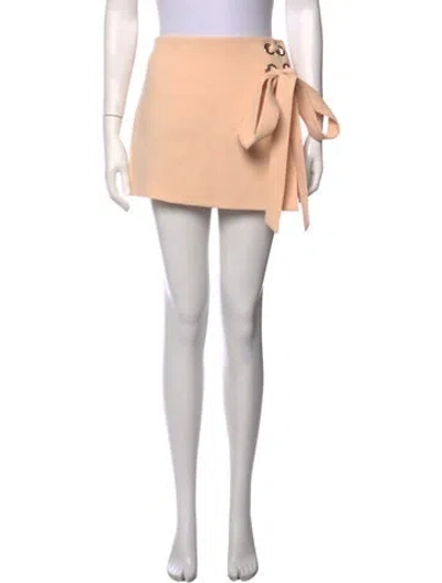 Pre-owned Clea Mini Skirt In Neutrals