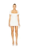 Clea Priscilla Mini Dress In Ivory