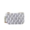 Clea Ray Women's Deer Wristlet Pouch In Gray In Gray