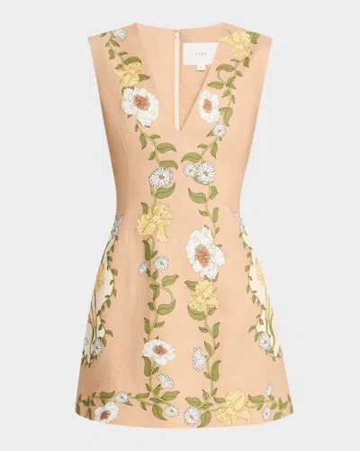 Clea Rivera Mini Dress In Verona Floral