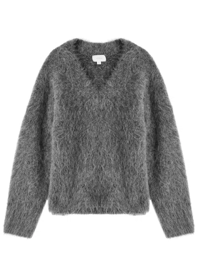 Clea Sasha Alpaca-blend Jumper In Charcoal