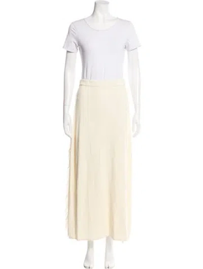Pre-owned Clea Skirt Set In Neutral