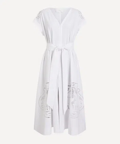 Clea Women's Gregori Midi Dress In White