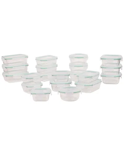 Clean & Healthy 40pc Premium Quality Glass Storage Container Set With Lid