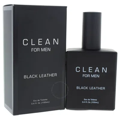Clean Black Leather By  For Men - 3.4 oz Edt Spray In Purple/orange/black