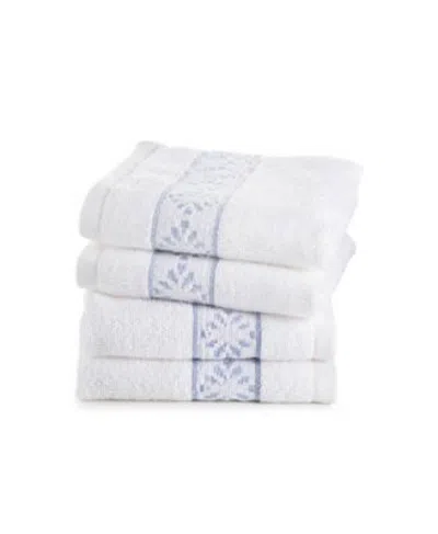 Clean Design Home X Martex Allergen Resistant Savoy Towel Sets In White