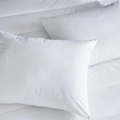 Clean Design Home X Martex Anti-allergen 100% Cotton Cover 300 Thread Count Blown Bed Pillow In White