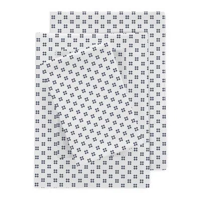 Clean Design Home X Martex Jack T300 Percale Navy Sheet Set