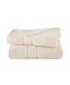 Clean Design Home X Martex Low Lint 2 Pack Supima Cotton Hand Towels In Ivory