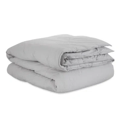 Clean Design Home X Martex T300 Solid Percale Comforter Set In Gray Fog