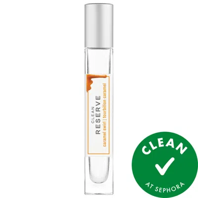 Clean Reserve Caramel Swirl Eau De Parfum With Mango Travel Spray .34 Oz/10 ml Eau De Parfum Spray