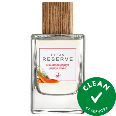 Clean Reserve Sun-kissed Papaya Eau De Parfum With Vanilla And Sandalwood 3.4oz/100ml