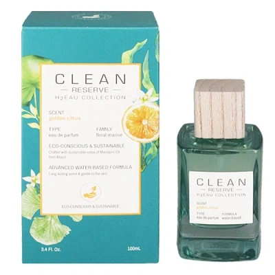 Clean Unisex H2eau Golden Citrus Edp 3.4 oz Fragrances 0874034013738 In Transparent