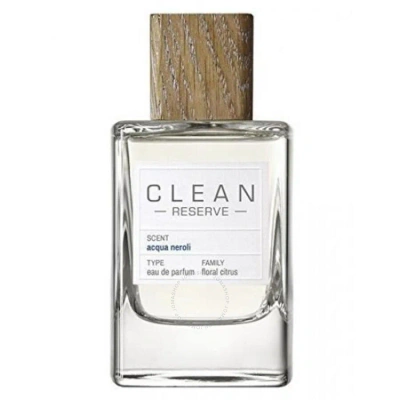 Clean Unisex Reserve : Acqua Neroli Edp Spray 3.4 oz Fragrances 874034010140 In Orange