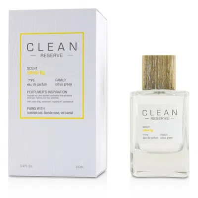 Clean Unisex Reserve Citron Fig Edp Spray 3.4 oz Fragrances 874034008383 In Yellow