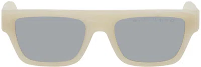 Clean Waves Beige Limited Edition Type 01 Low Sunglasses In White