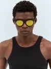 Clean Waves Parley For The Oceans Type 05 Round-frame Recyled-acetate Sunglasses In Black