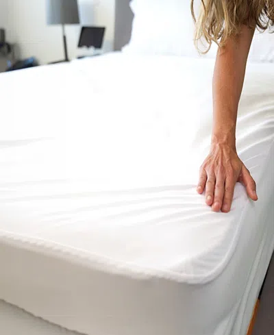 Cleanbrands Fitted Waterproof Mattress Protector, Twin In White