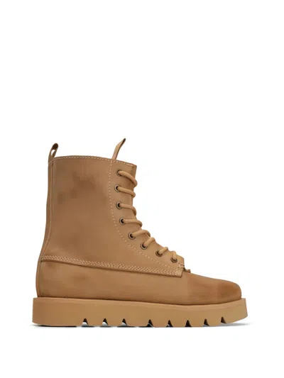 Clearweather Wampa Deux Distressed Ankle Boots In Brown