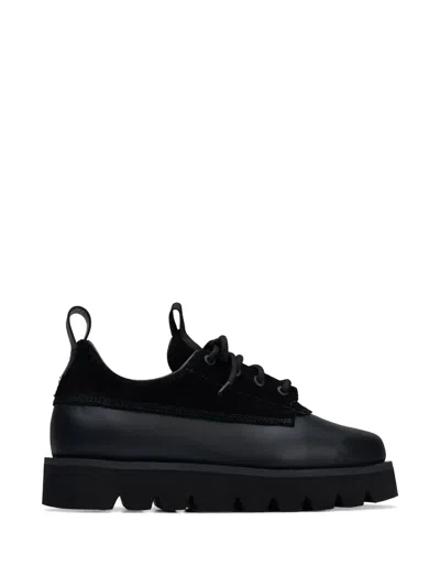 Clearweather Wampa Deux Lo Panelled Sneakers In Black