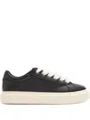Cleens Ace Leather Sneakers In Black