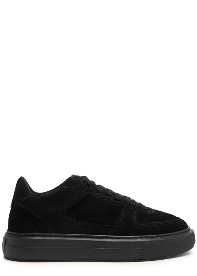 Cleens Court Panelled Trainers In Black