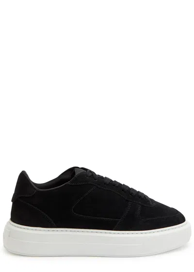 Cleens Court Panelled Suede Sneakers