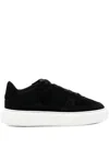 Cleens Court Panelled Suede Sneakers In Multi