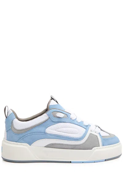 Cleens Essential Skate Panelled Trainers In Blue