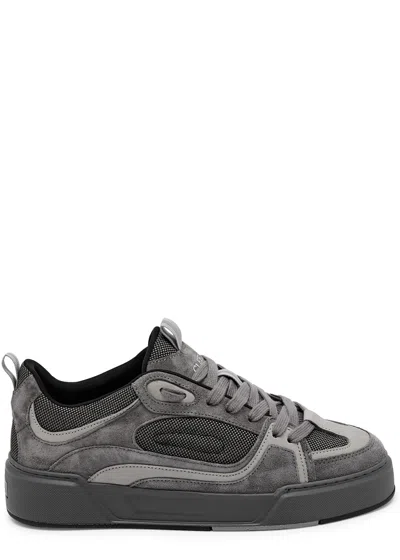 Cleens Essential Skate Panelled Trainers In Grey