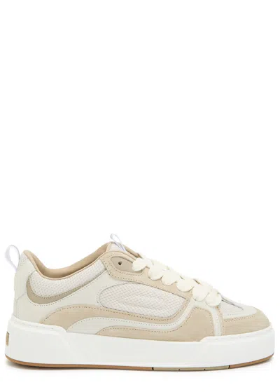Cleens Essential Skate Panelled Sneakers In Neutral