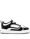 Cleens Essential Skate Panelled Mesh Sneakers In White