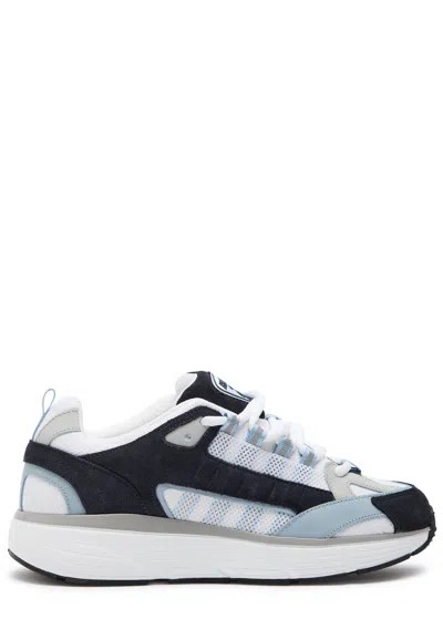Cleens Hyper Runner Panelled Mesh Sneakers In Multi