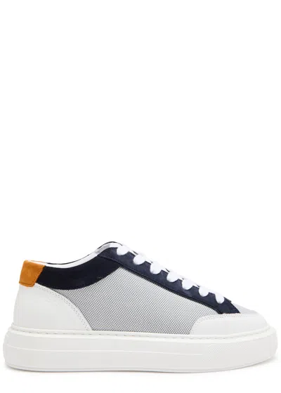 Cleens Luxor Panelled Trainers In White