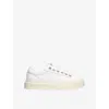 Cleens Mens White Ace Leather Trainers Eur 43 / 9 Uk In White